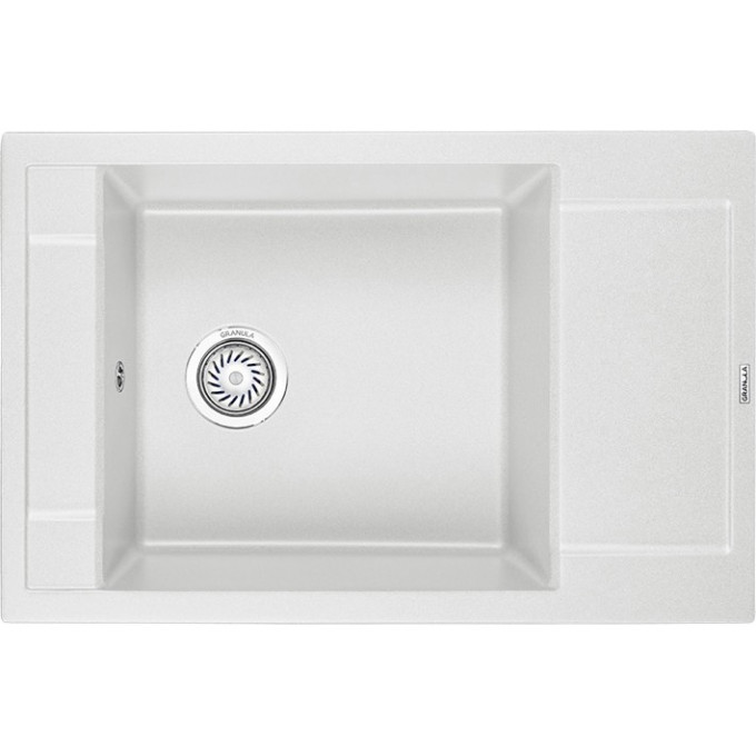 Кухонная мойка GRANULA GR-7806 арктик (белый) 7806 APKTIK