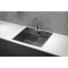 Кухонная мойка GRANULA KITCHEN SPACE KS-6051 сталь сатин 6051 CTAL CATIH